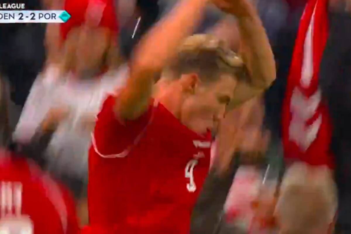 Strzelił Portugalii i wykonał cieszynkę Ronaldo. O tym geście będzie głośno [WIDEO]